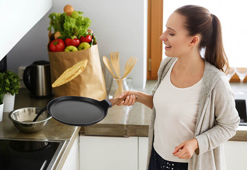 Kiválasztott, kiváló minőségű anyagok a gyors főzéshez és a hosszú élettartam érdekében.