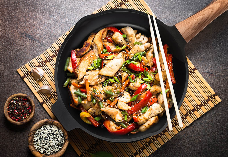 Kiválasztott, kiváló minőségű anyagok a gyors főzéshez és a hosszú élettartam érdekében.