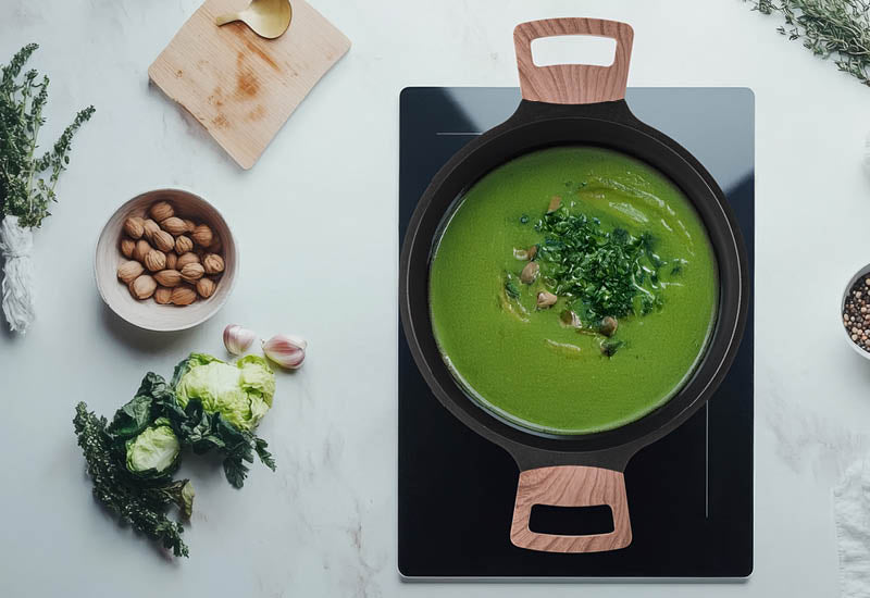 Alkalmas minden főzőlaphoz, beleértve az indukciós főzőlapot is.