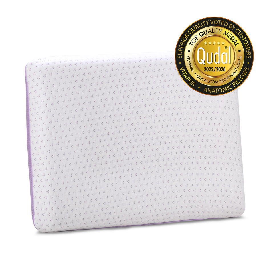Klasszikus memóriahab párna Lavender Memory, 40x55 cm