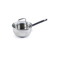Rosmarino rozsdamentes acél lábas üvegfedővel Pour&Cook II – 1,2 L, 16 cm