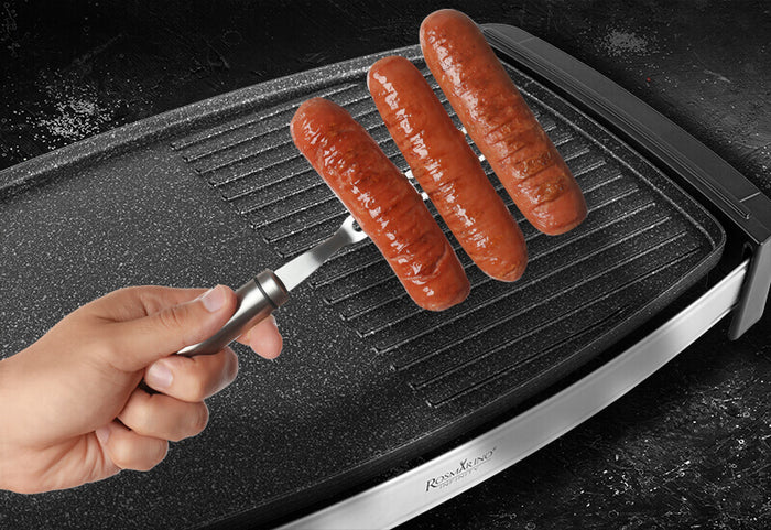 ﻿﻿Nem ragad több étel a grilllapra, és kevesebb zsiradékot tartalmaz.