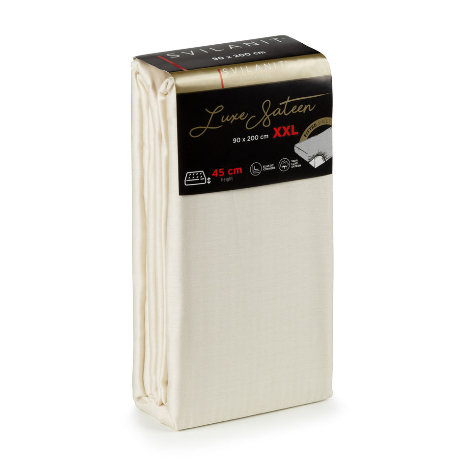Luxe sateen XXL szatén gumis lepedő