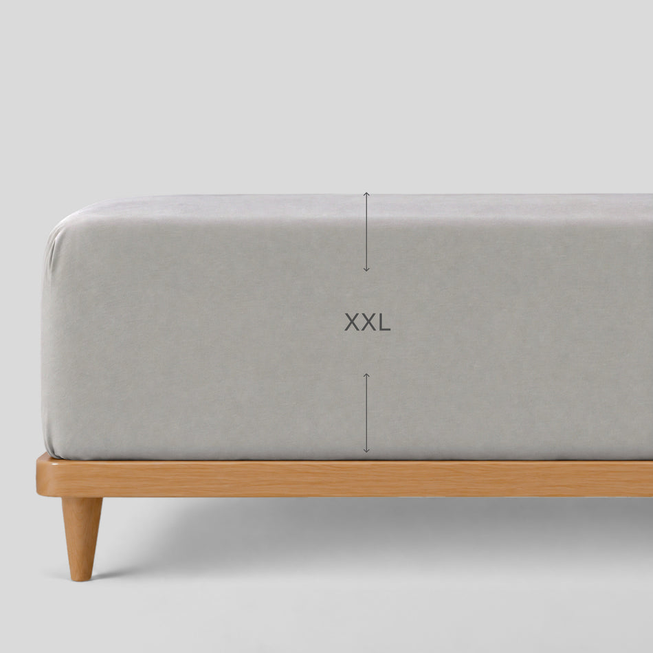 Luxe sateen XXL szatén gumis lepedő