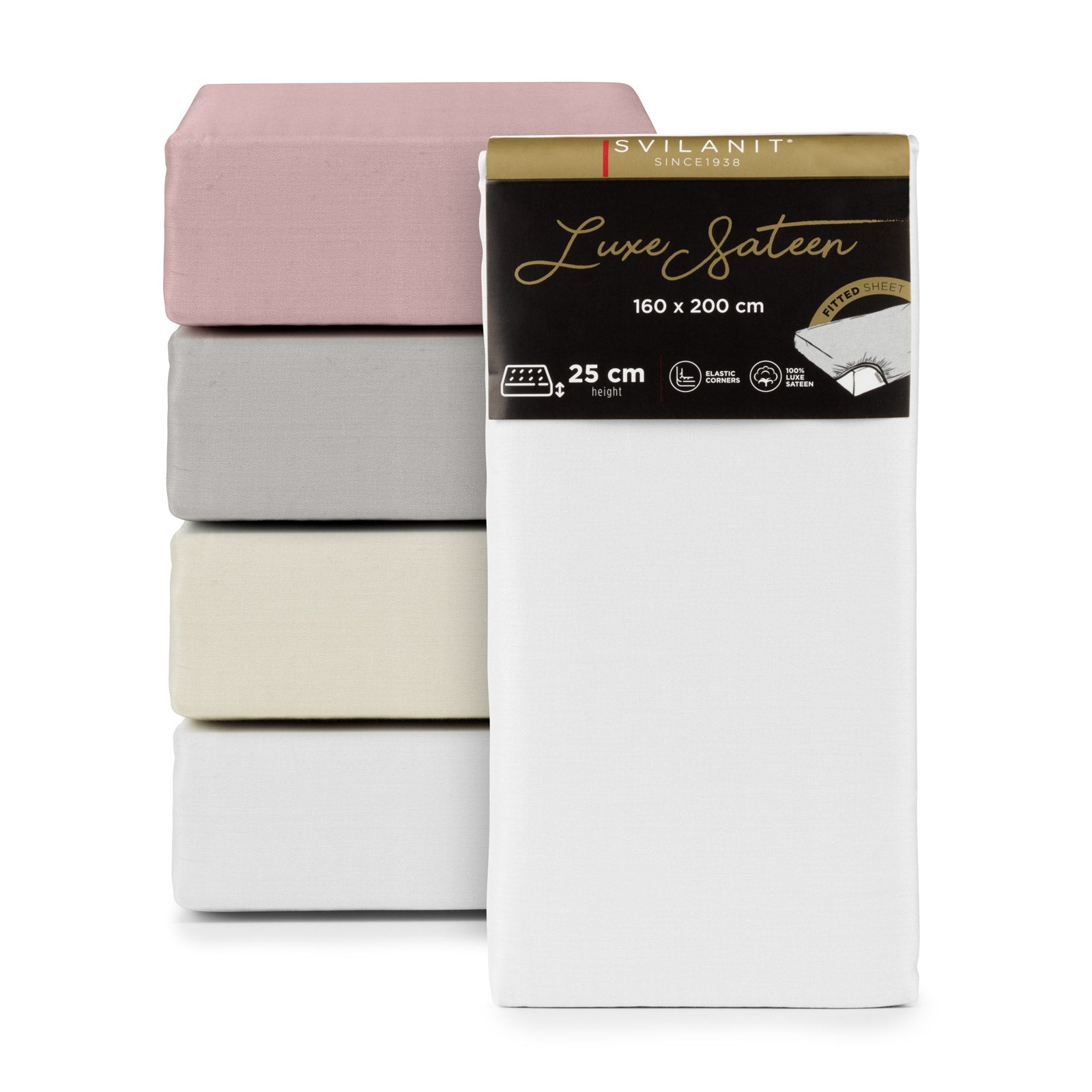 Ágynemű Luxe Sateen, 90X200, szürke