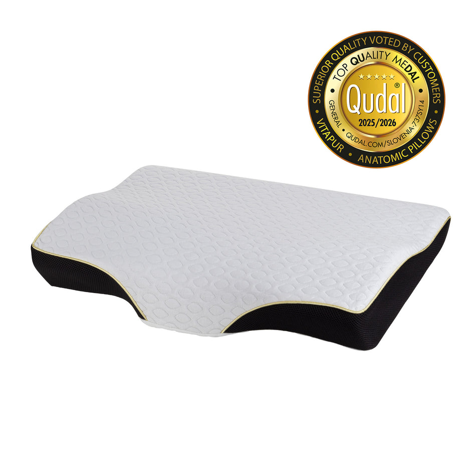 Anatómiai ellenhorkoló párna Vitapur MemoSilver Ionity - 57x34 cm