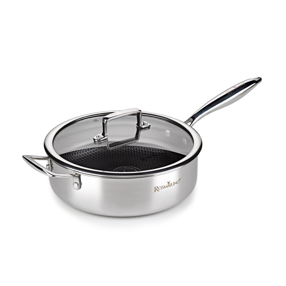 Prémium Rosmarino HexaPro serpenyő fedővel - 24 cm