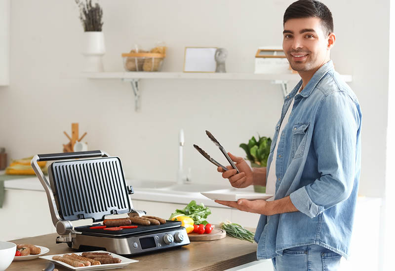 2 grillezési mód a gyors és kényelmes ételkészítéshez.