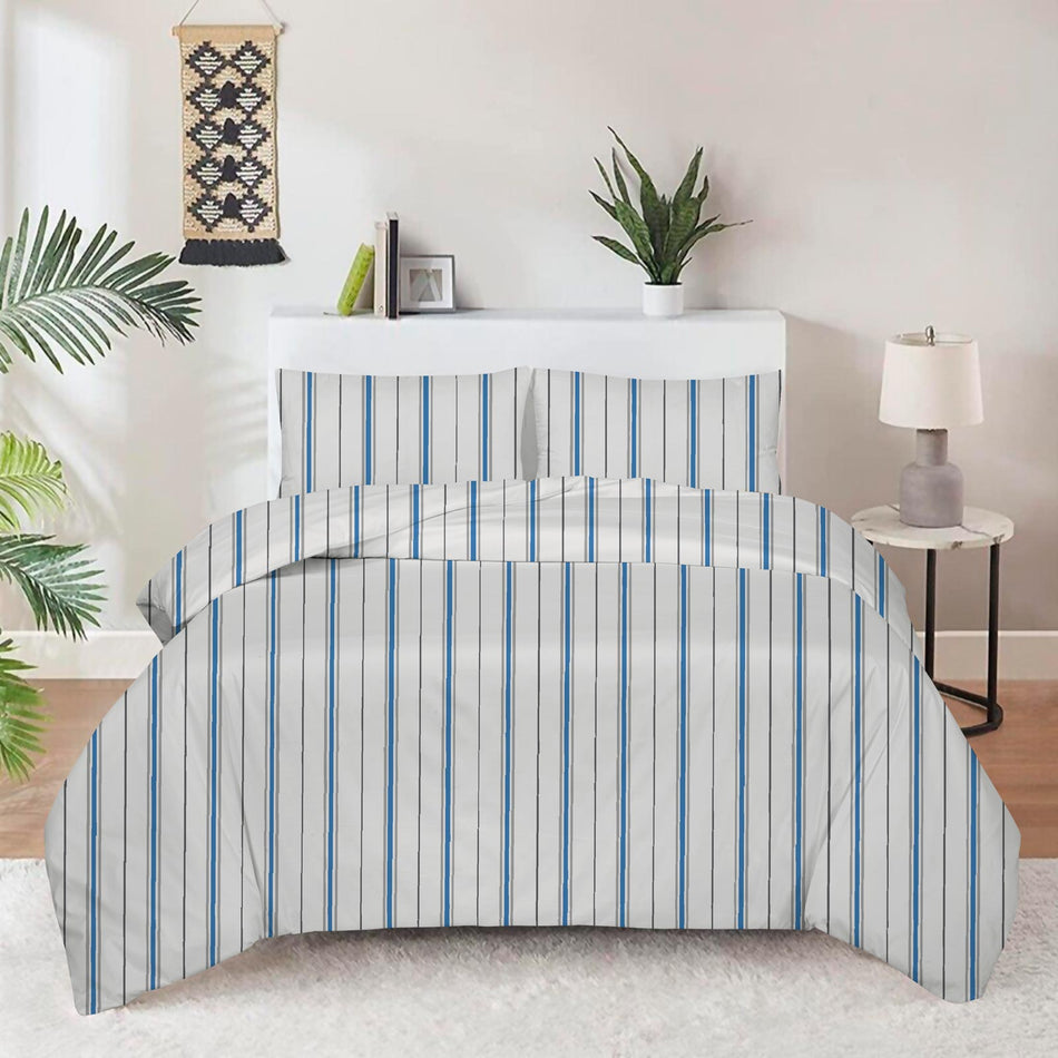 Pamut-szatén ágyneműhuzat Stripes