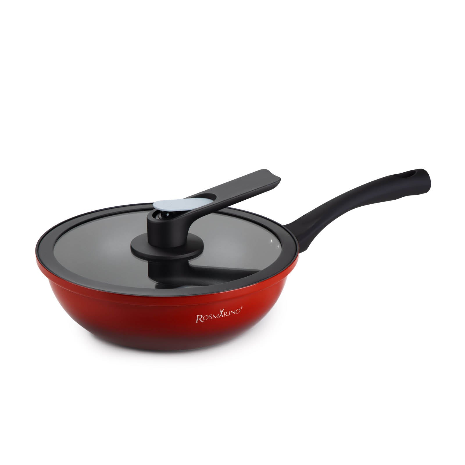 Wok alacsony nyomással és intelligens fedéllel Rosmarino Fresh Cooker – 28 cm