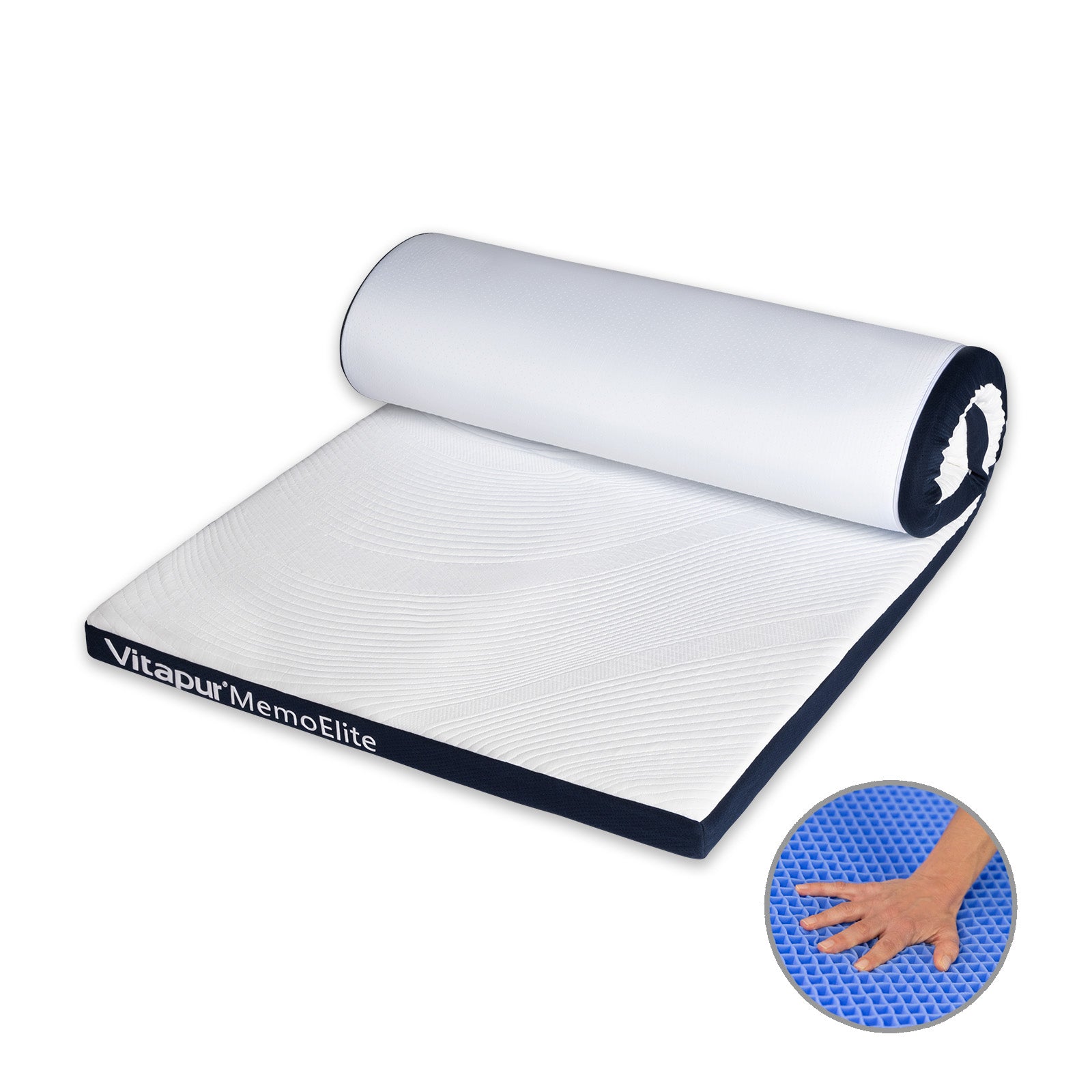 Hibrid fedőmatrac Vitapur MemoElite – 8 cm