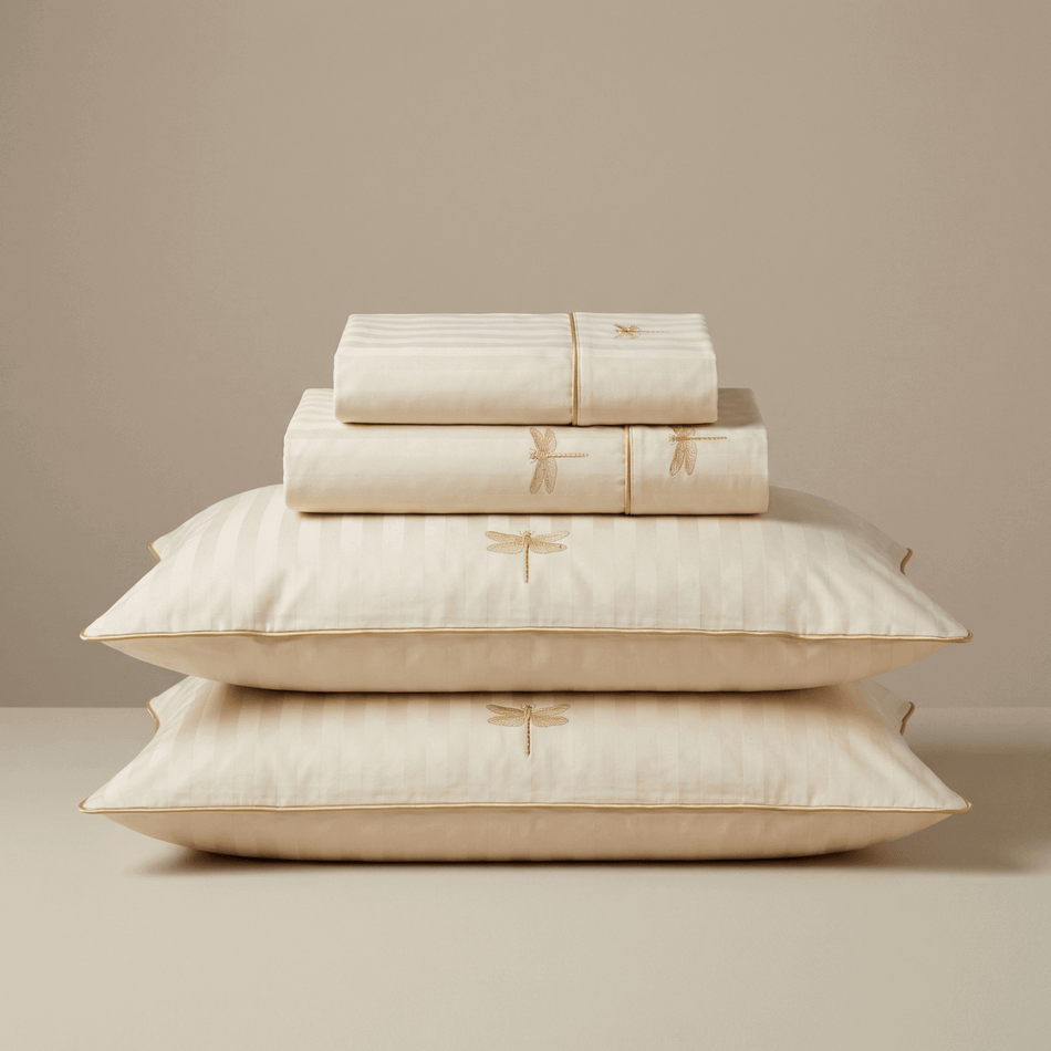 PREMIUM pamut-szatén hímzett ágyneműhuzat Zoe