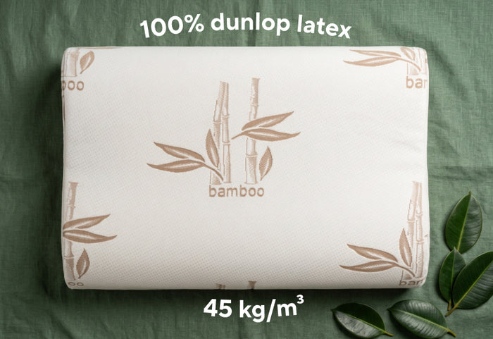 100% természetes Dunlop latex a tartós, stabil alátámasztásért