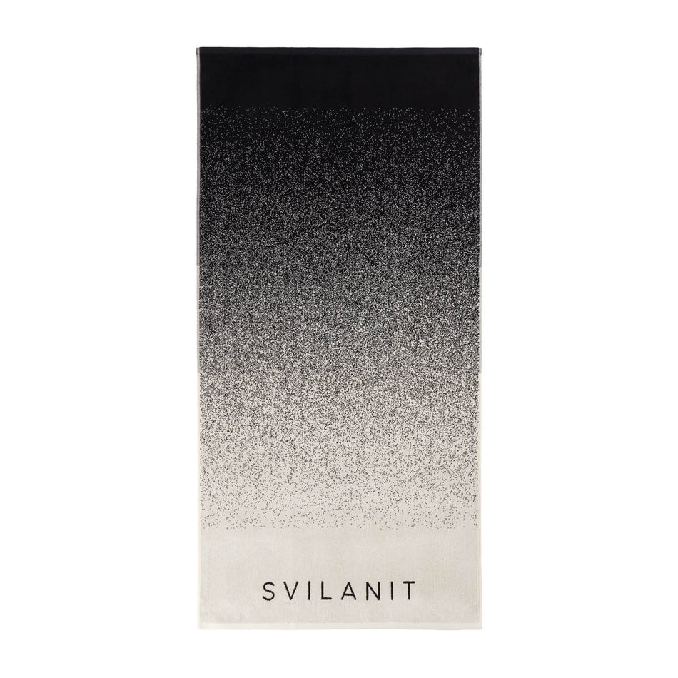 Strandtörölköző Ombre Antrazit, 80 x 160 cm