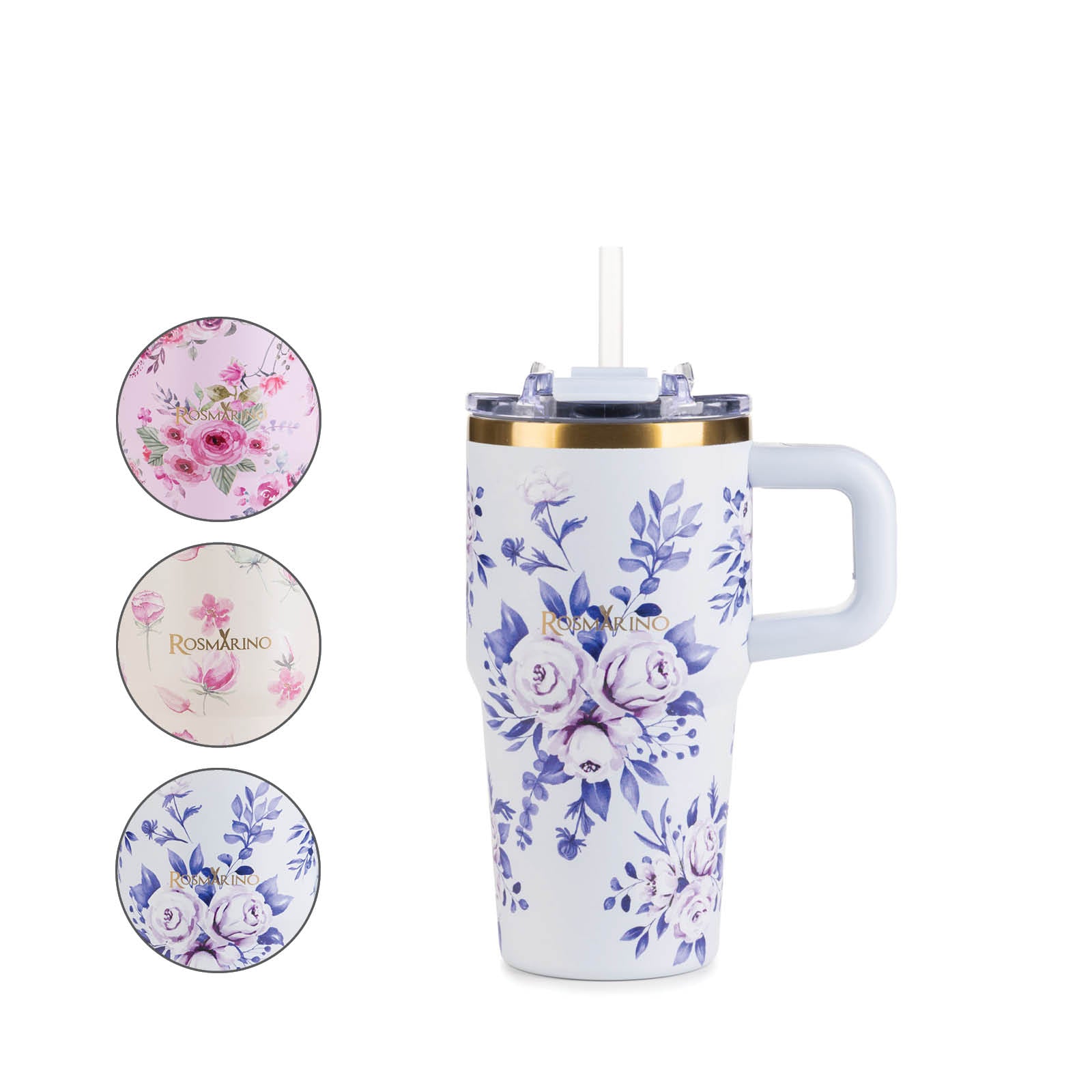 Thermos pohár Rosmarino MegaCup Roses 580 ml