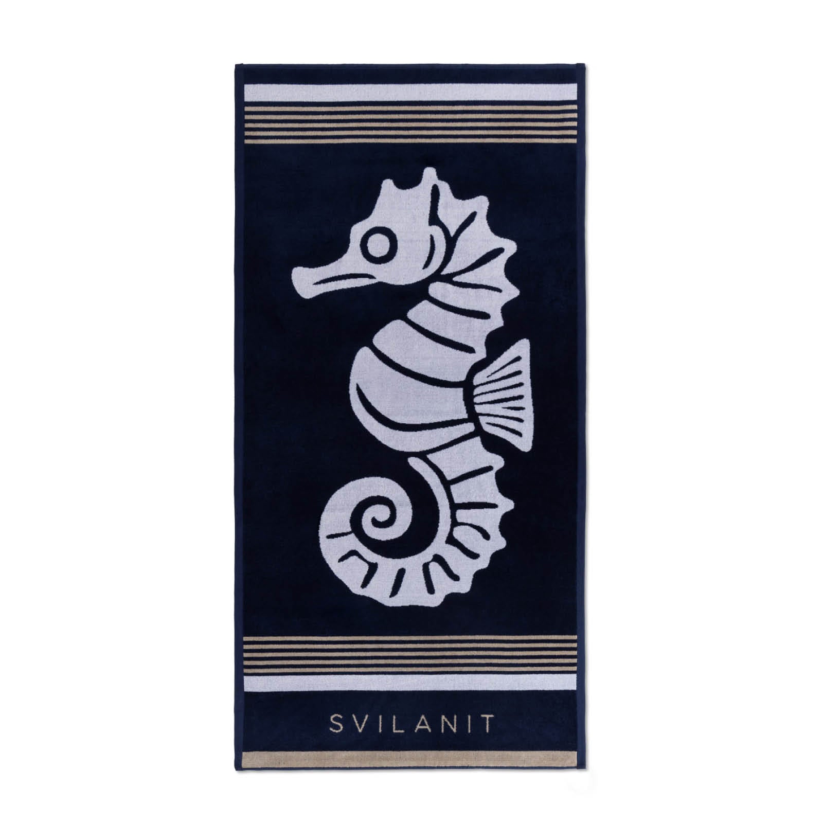 Strandtörölköző Seahorse blue 80 x 160 cm