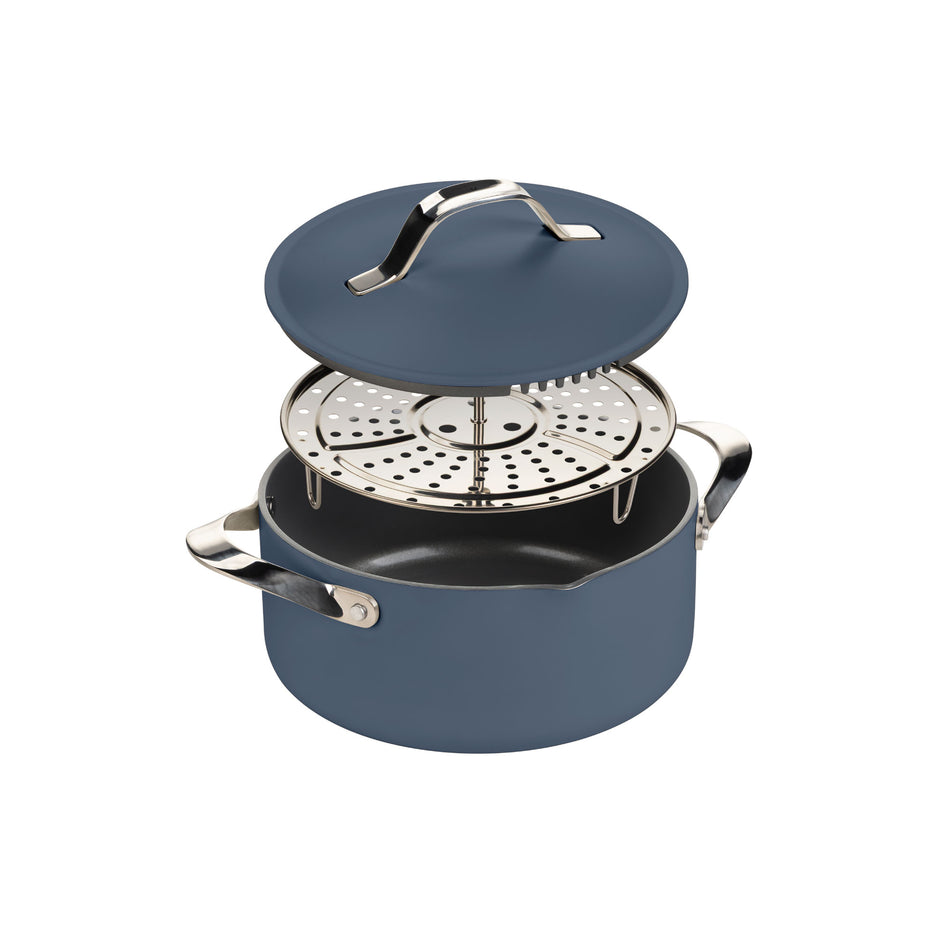 Rosmarino Chef’s Choice All-in-One edény gőzöléshez, pároláshoz és sütéshez, 24 cm