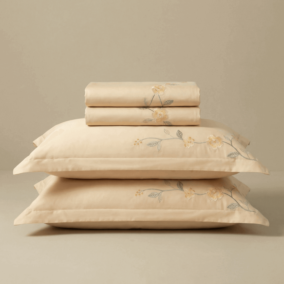 PREMIUM pamut-szatén hímzett ágyneműhuzat Florence