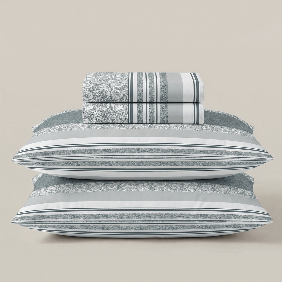 Pamut-szatén ágyneműhuzat Svilanit Silver Lines