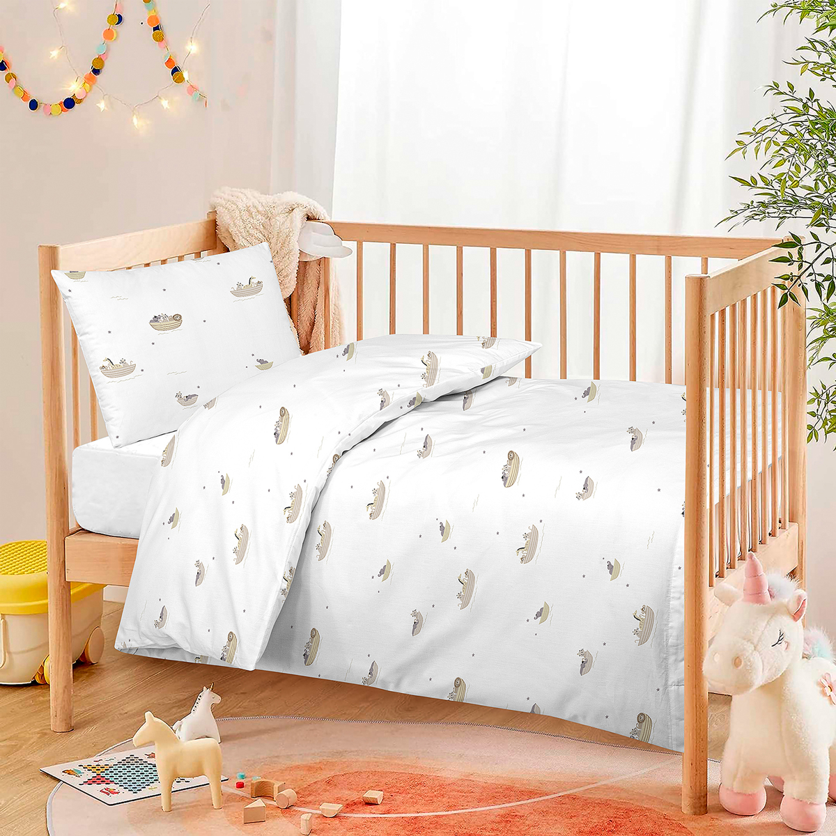 Kisgyermek ágynemű Svilanit Swan Dreams