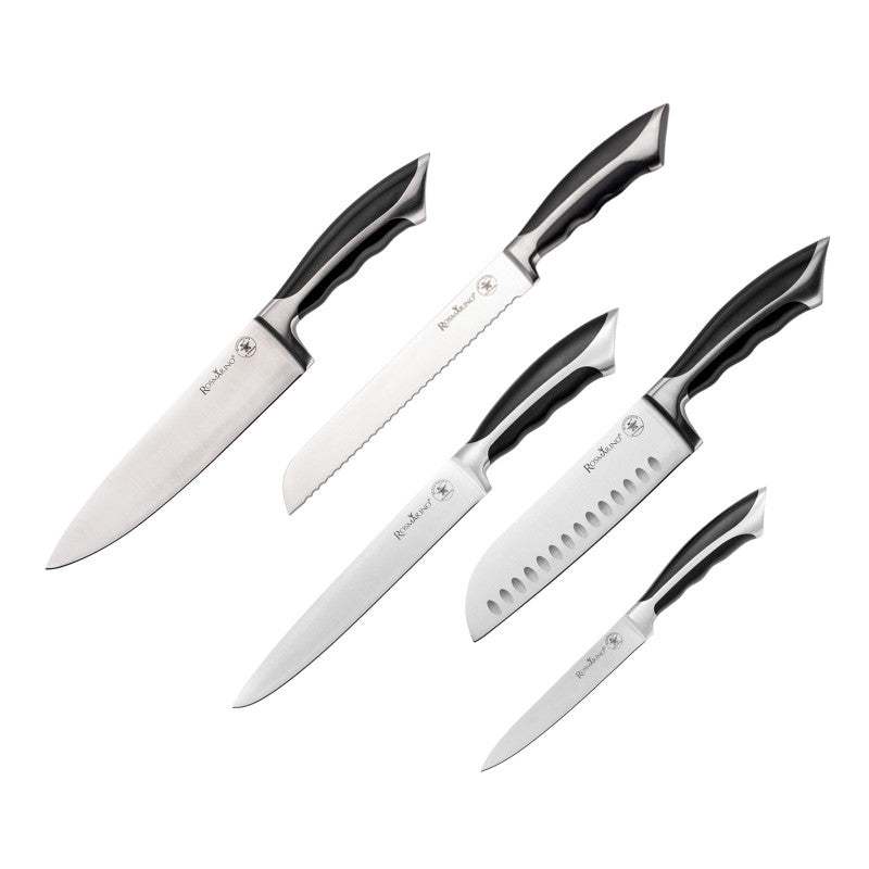 5 darabos Rosmarino Blacksmith's acél késkészlet