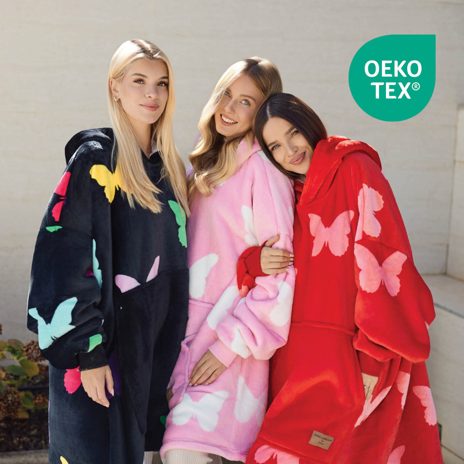 Agnė Kuzmickaitė x Vitapur ujjú kapucnis takaró Butterfly