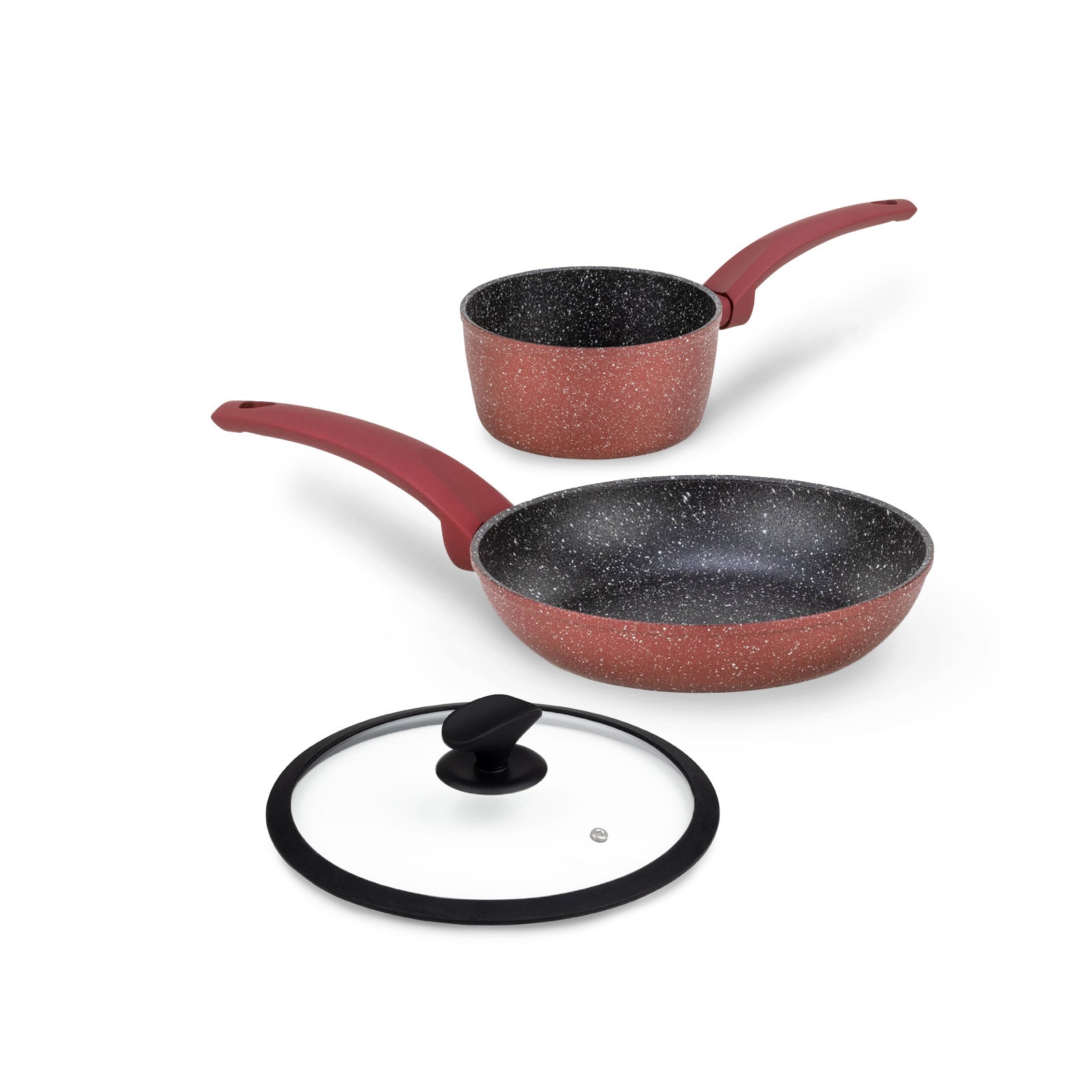 3 darabos Rosmarino Lava Stone Grape főzőedénykészlet