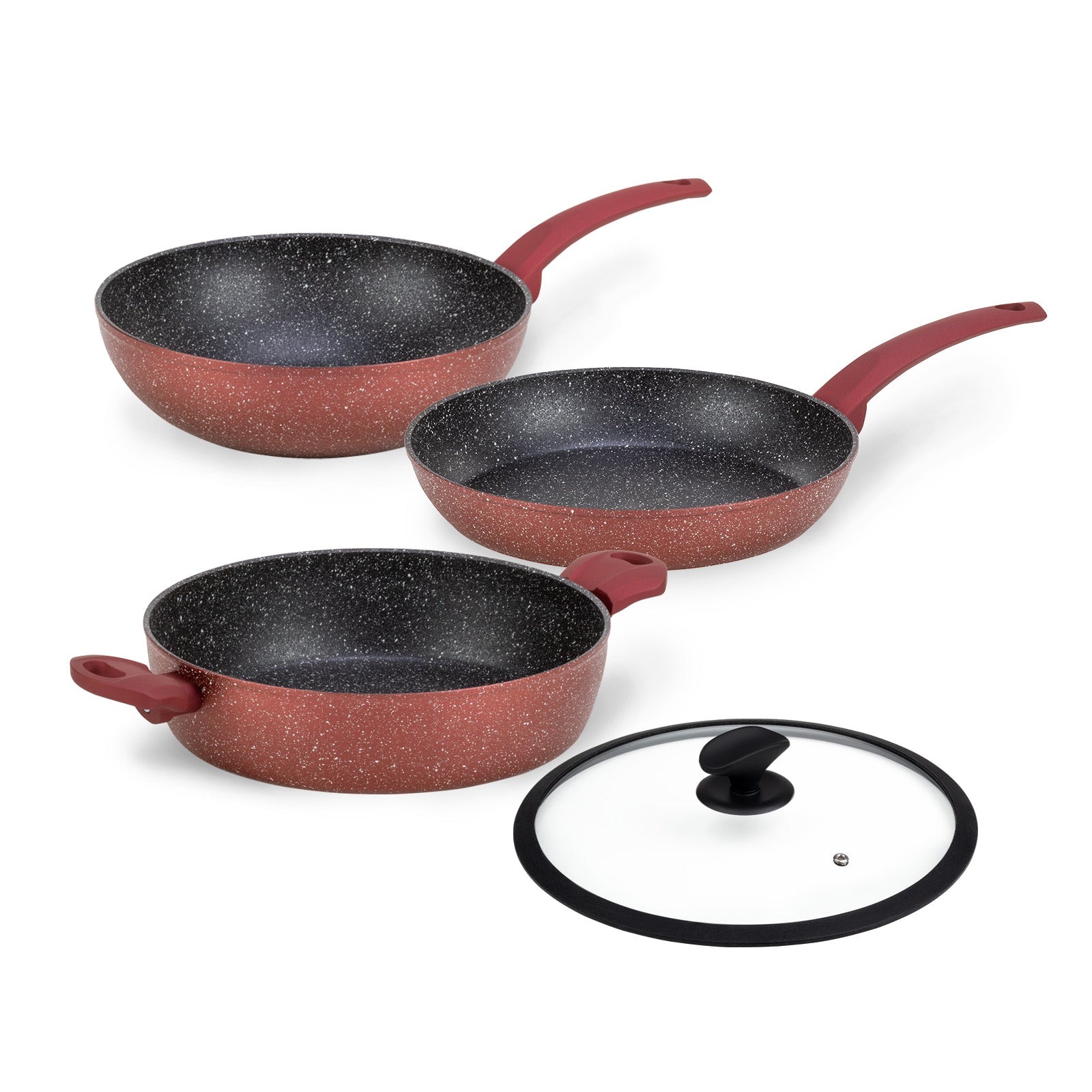4 darabos Rosmarino Lava Stone Grape főzőedénykészlet