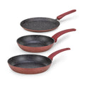 3 darabos Rosmarino Lava Stone Grape serpenyő készlet