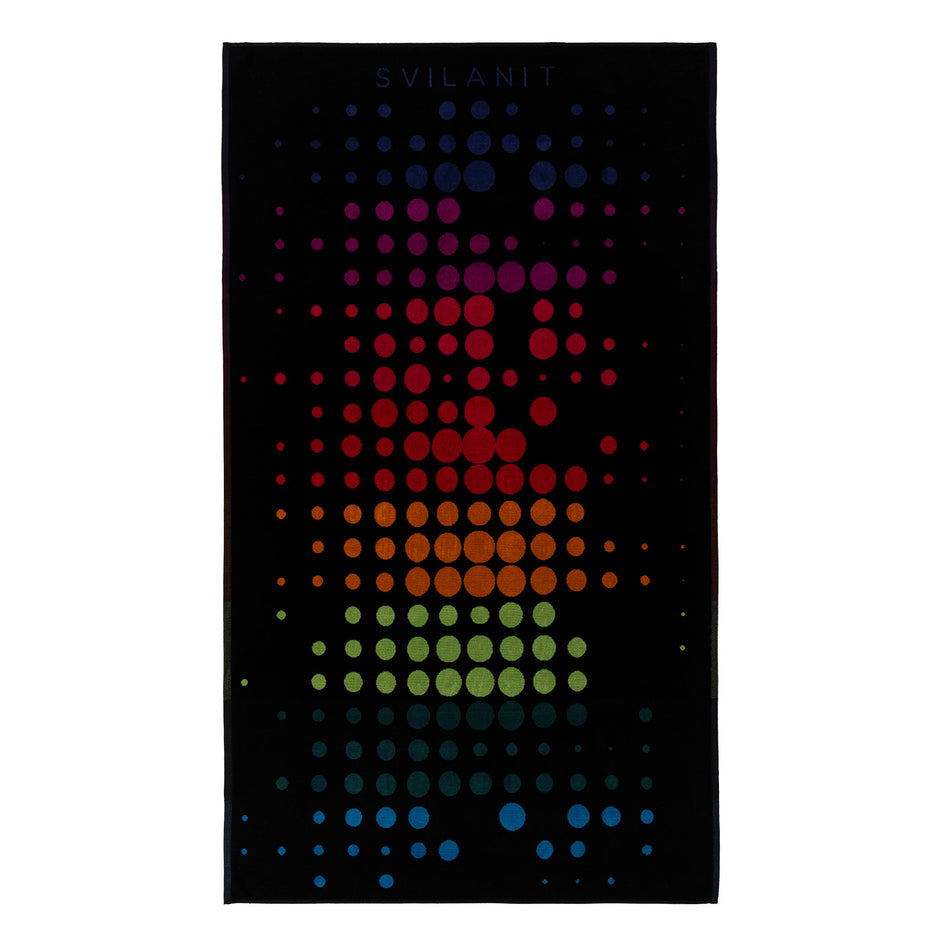 Svilanit prémium nagy strandtörölköző Rainbow, 100 x 180 cm