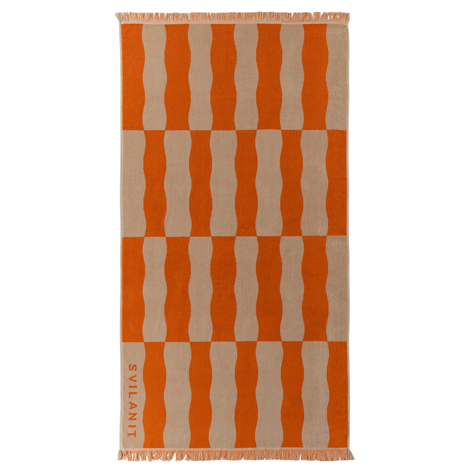 Svilanit prémium nagy strandtörölköző Retro, 100 x 180 cm