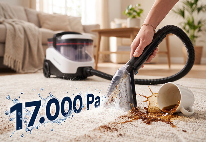Kivételes DeepClean szívóerő a gyors száradáshoz