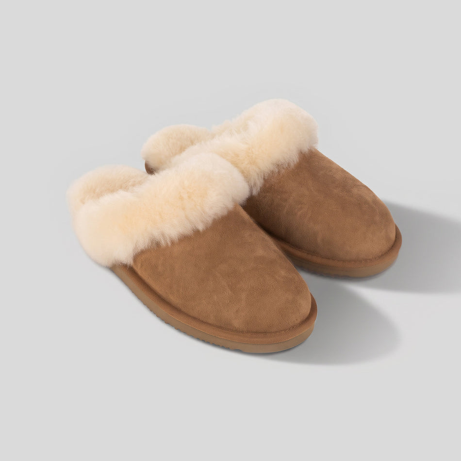 Meleg női papucs prémium juhgyapjúból Warm Step Luxury
