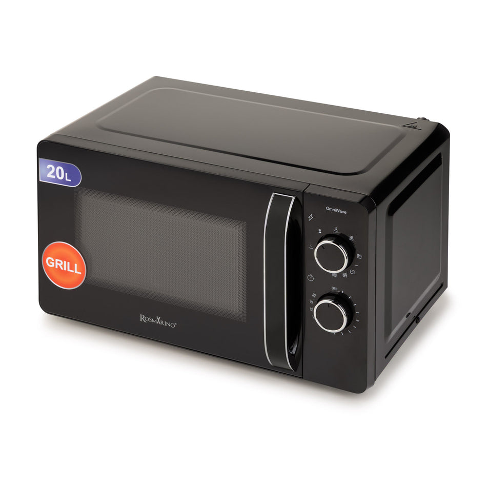 Mikrohullámú sütő grill funkcióval 800 W Rosmarino ProGrill PRO Series, 20 L