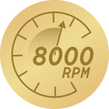 Akár 8 000 ford./perc2
