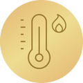 Gyors felmelegedés akár 450 °C-ig